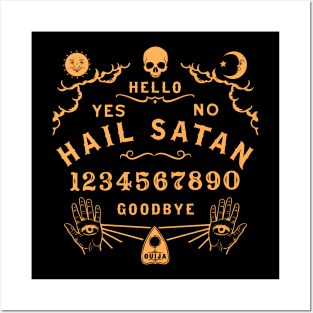 Hail Satan Ouija Board Posters and Art